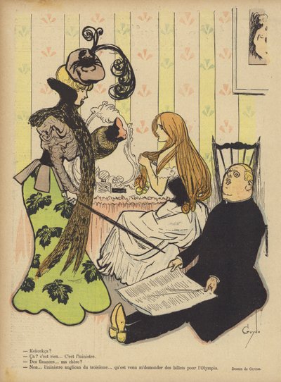 Illustrazione per Le Rire da Guillaume Le Barrois dOrgeval