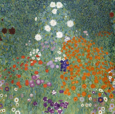 Giardino di fiori, 1905-07 da Gustav Klimt