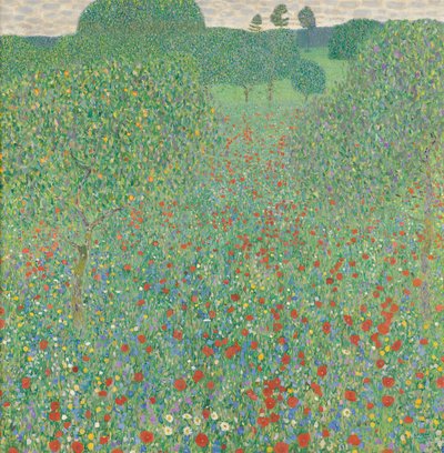 Campo di papaveri da Gustav Klimt