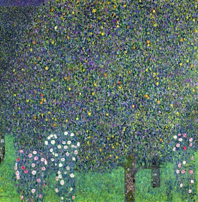 Rose sotto gli alberi, c.1905 da Gustav Klimt