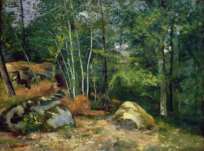 Angolo di Foresta da Gustave Courbet