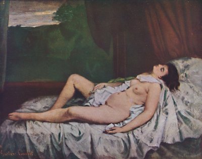 Nudo disteso, metà XIX secolo, 1937 da Gustave Courbet