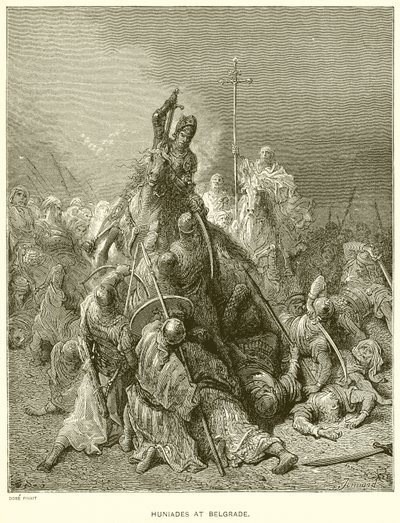 Huniades a Belgrado da Gustave Dore