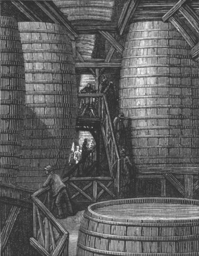 Nella birreria, 1872 da Gustave Dore