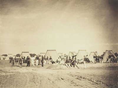 Accampamento di artiglieria, Camp de Châlons da Gustave Le Gray