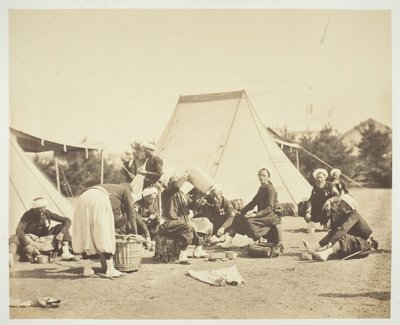 Senza titolo [Zouaves], 1857 da Gustave Le Gray