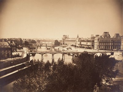 Veduta della Senna, Parigi, 1857 da Gustave Le Gray