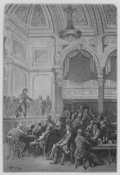 Café-Concert da Gustave after Dore