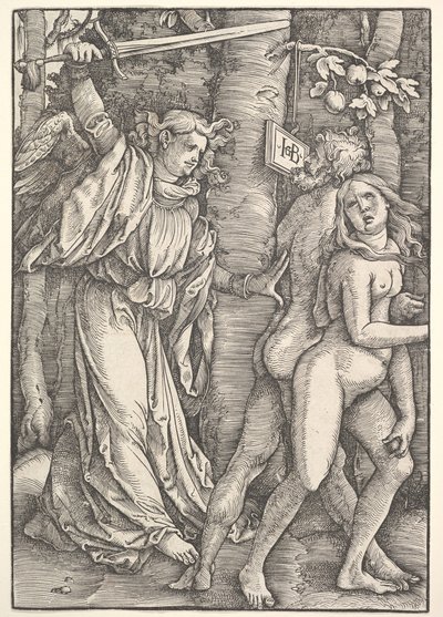 Espulsione dal Paradiso da Hans Baldung