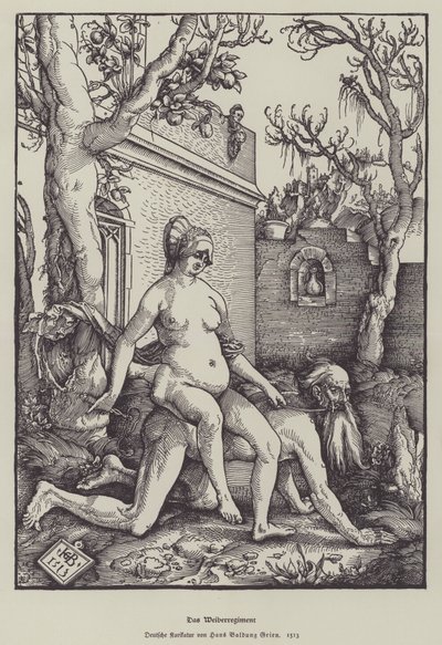 Aristotele e Fillide, 1513 da Hans Baldung Grien