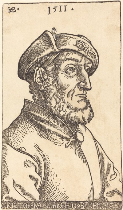 Cristoforo, Margravio di Baden da Hans Baldung Grien