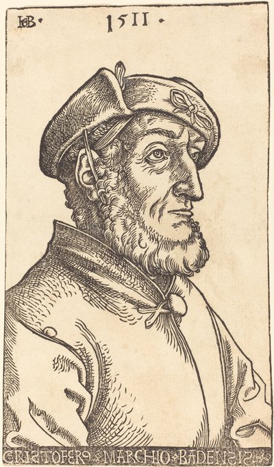 Cristoforo, Margravio di Baden, 1511 da Hans Baldung Grien