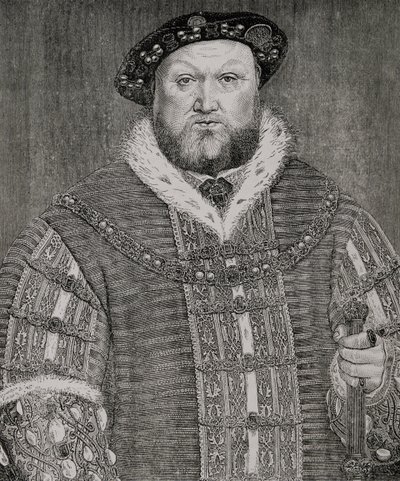 Enrico VIII (1491-1547) da Hans Holbein der Jüngere