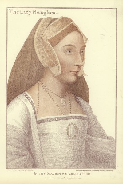 Mary, Lady Henegham da Hans Holbein der Jüngere