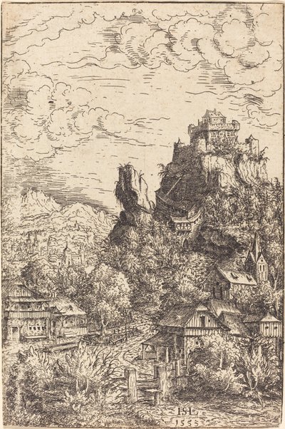 Paesaggio con castello da Hans Sebald Lautensack