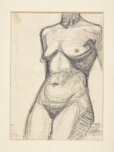 Torso di modello femminile da Harald Giersing