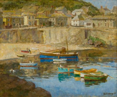 Porto di Mousehole, c.1920 da Harold Harvey