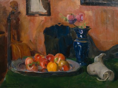 Natura morta con piatto di frutta da Harriet Backer