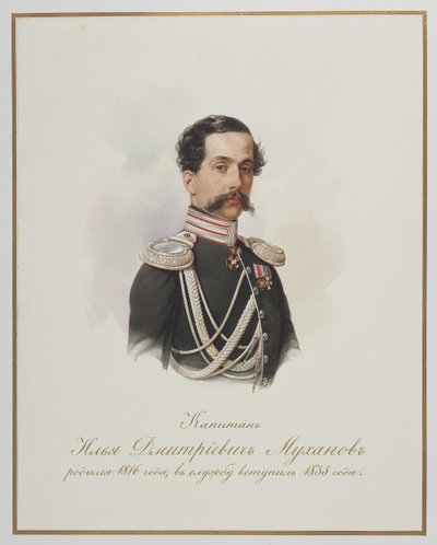 Ilya Dmitrievich Mukhanov 1815-1893 da Hau