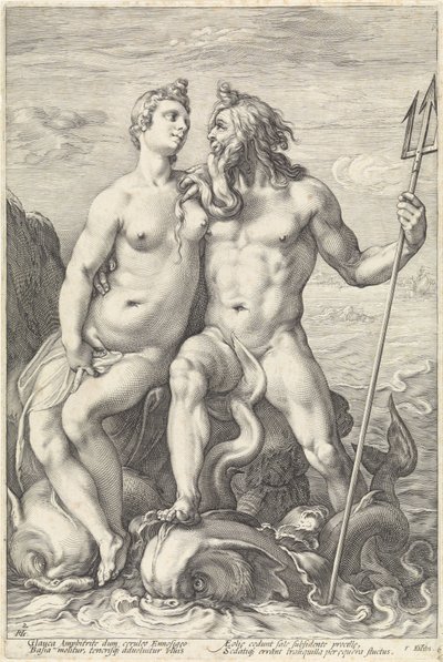 Nettuno e Anfitrite da Hendrick Goltzius