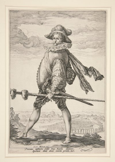 Il Capitano della Fanteria da Hendrick Goltzius