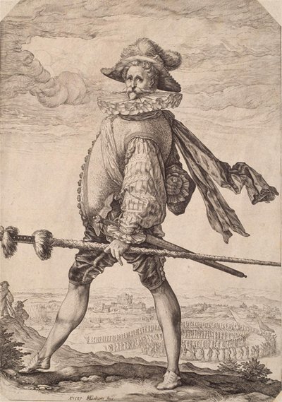 Il capitano della fanteria da Hendrick Goltzius