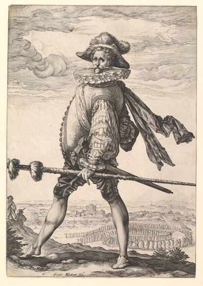 Capitano di fanteria da Hendrik Goltzius