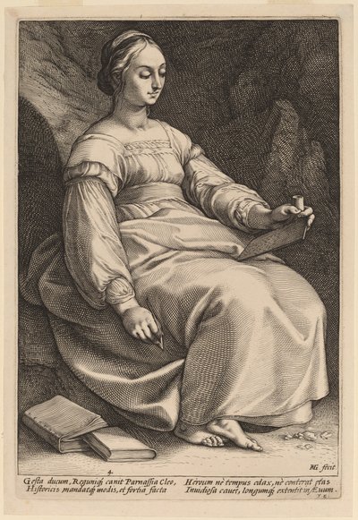 Clio da Hendrik Goltzius