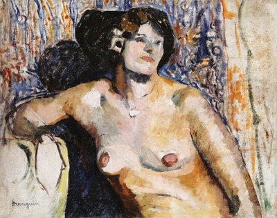 Nudo Seduto da Henri Charles Manguin