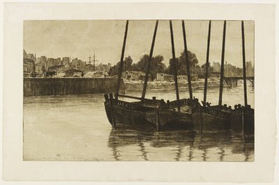 Barche al Radoub, Dieppe da Henri Charles Guérard