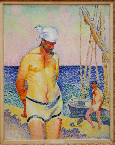 Le Lesteur, 1908 da Henri Edmond Cross