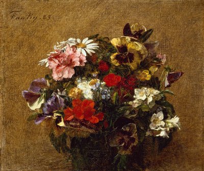 Bouquet di fiori da Ignace Henri Jean Fantin Latour