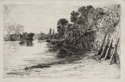 Traghetto di Brentford da Ignace Henri Jean Fantin Latour