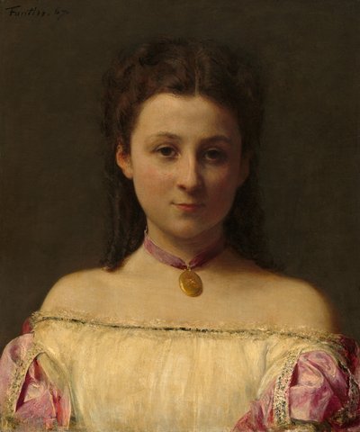 Mademoiselle de Fitz-James da Ignace Henri Jean Fantin Latour