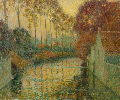 Canale in Autunno (Gisors) da Henri Le Sidaner