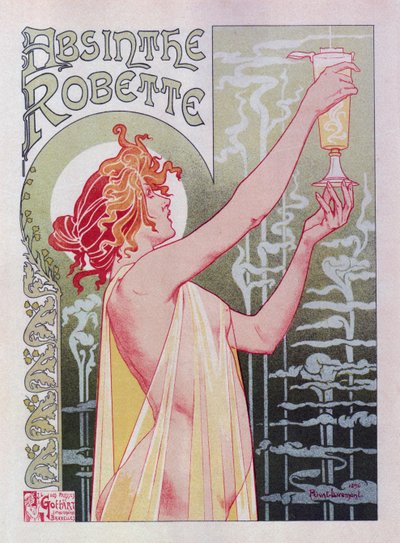 Poster di Absinthe Robette, 1896 da Henri Henri Antoine Théodore Livemont