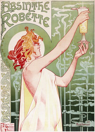 Poster di Absinthe Robette da Henri Henri Antoine Théodore Livemont