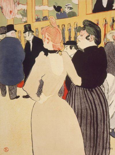 Al Moulin Rouge da Henri de Toulouse Lautrec