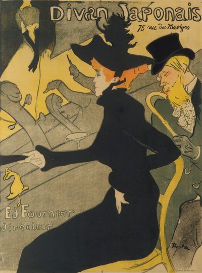 Divan Japonais da Henri de Toulouse Lautrec