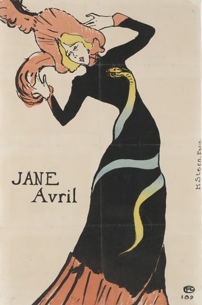 Jane Avril da Henri de Toulouse Lautrec