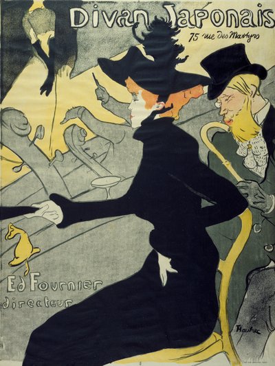 Divan Japonais da Henri de Toulouse Lautrec