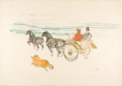 Doppio tiro da Henri de Toulouse Lautrec