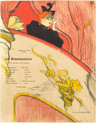 Il missionario da Henri de Toulouse Lautrec