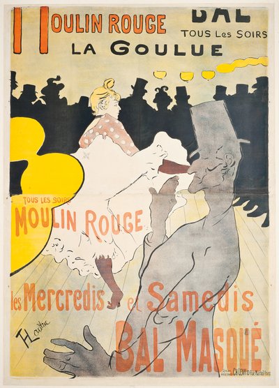 Moulin Rouge La Goulue da Henri de Toulouse Lautrec