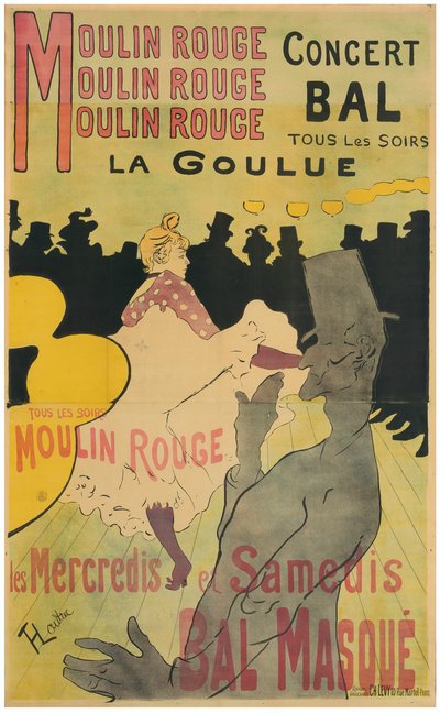 Moulin Rouge, La Goulue da Henri de Toulouse Lautrec