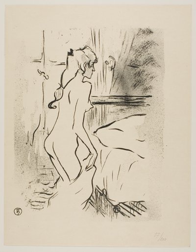 Studio di una donna da Henri de Toulouse Lautrec