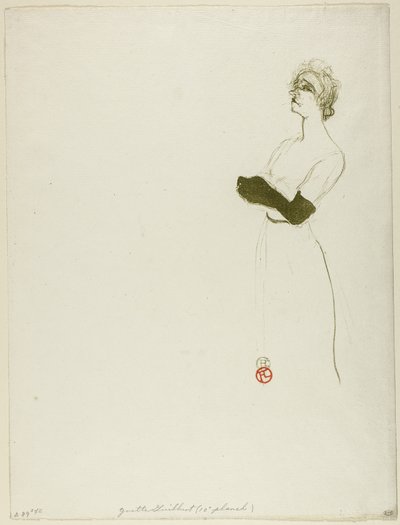 Yvette Guilbert da Henri de Toulouse Lautrec