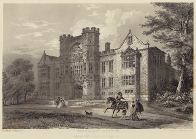 Brereton Hall, Cheshire da Henry Lark Pratt