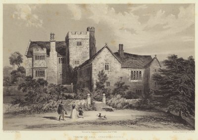 Throwley Hall, Staffordshire da Henry Lark Pratt