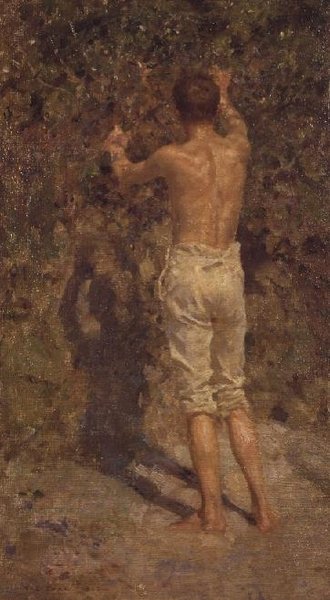 La Schiena di Charlie, 1913 da Henry Scott Tuke